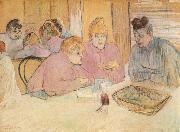 Henri de toulouse-lautrec Women in a Brothel oil